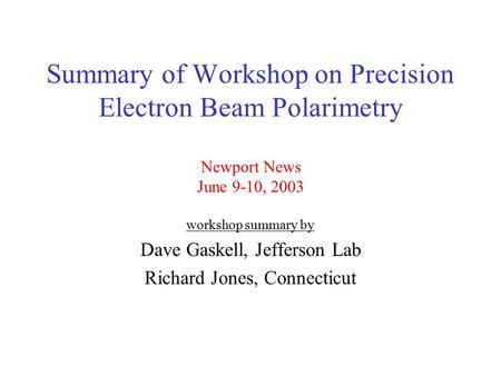 polarimeter press release|electron polarimetry.